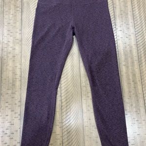 Zyia heavyweight, purple heather, leggings. Size 12.
